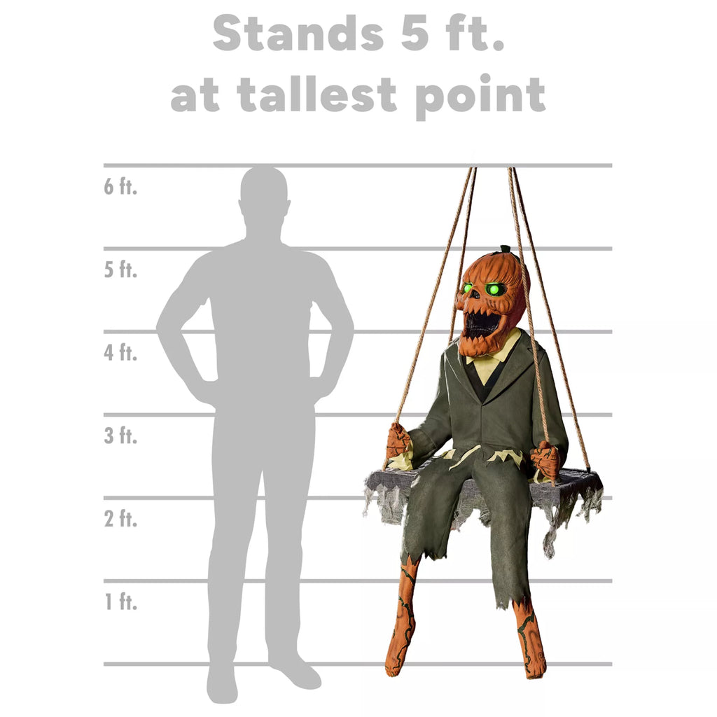5 Ft Pumpkin Nester Animatronic