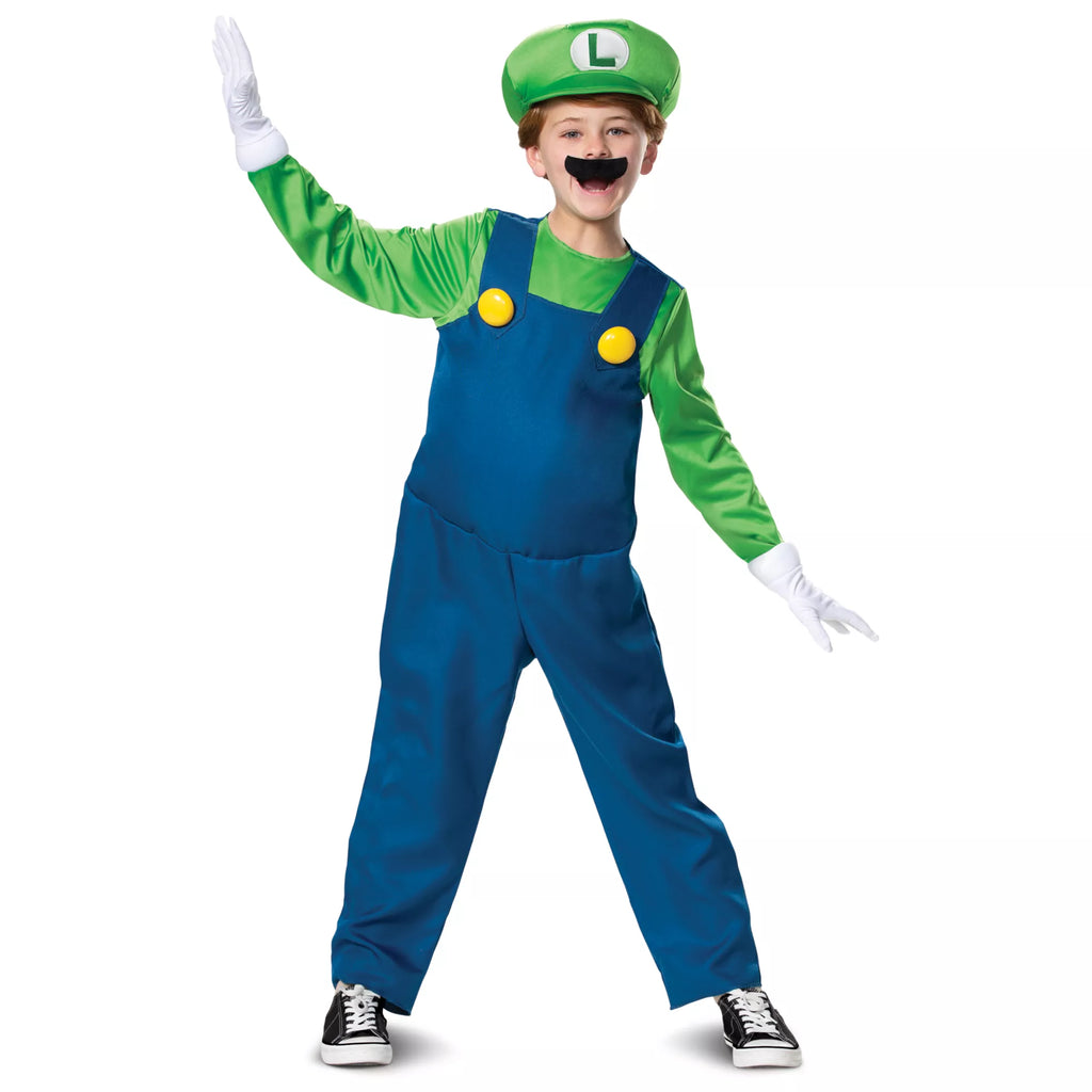 Kids Luigi Costume Deluxe- Mario Bros.