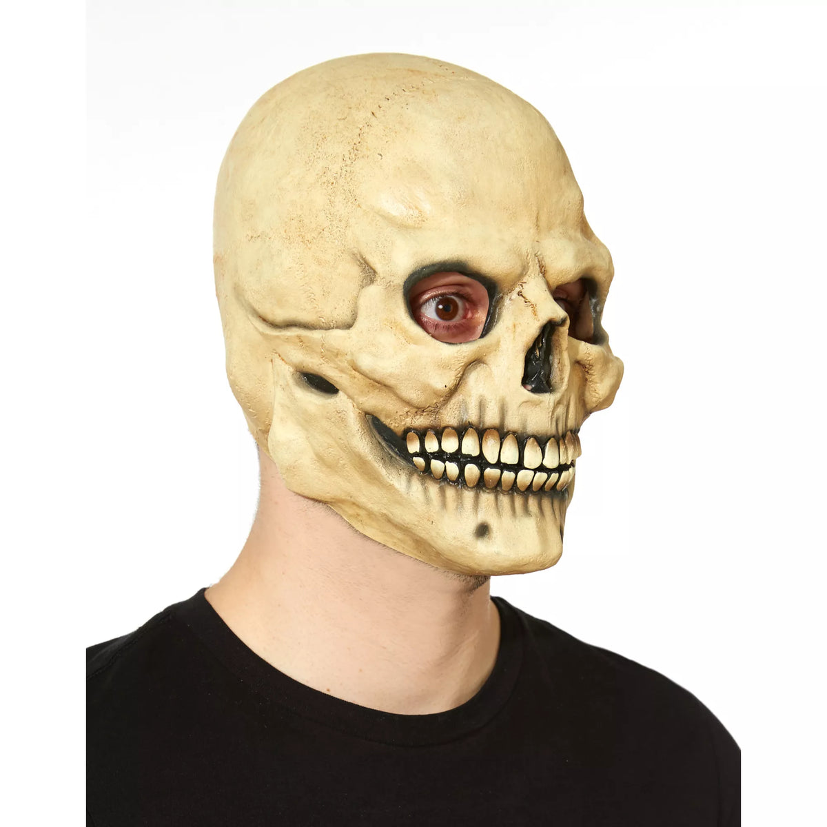 Over the Head Bone Skull Mask