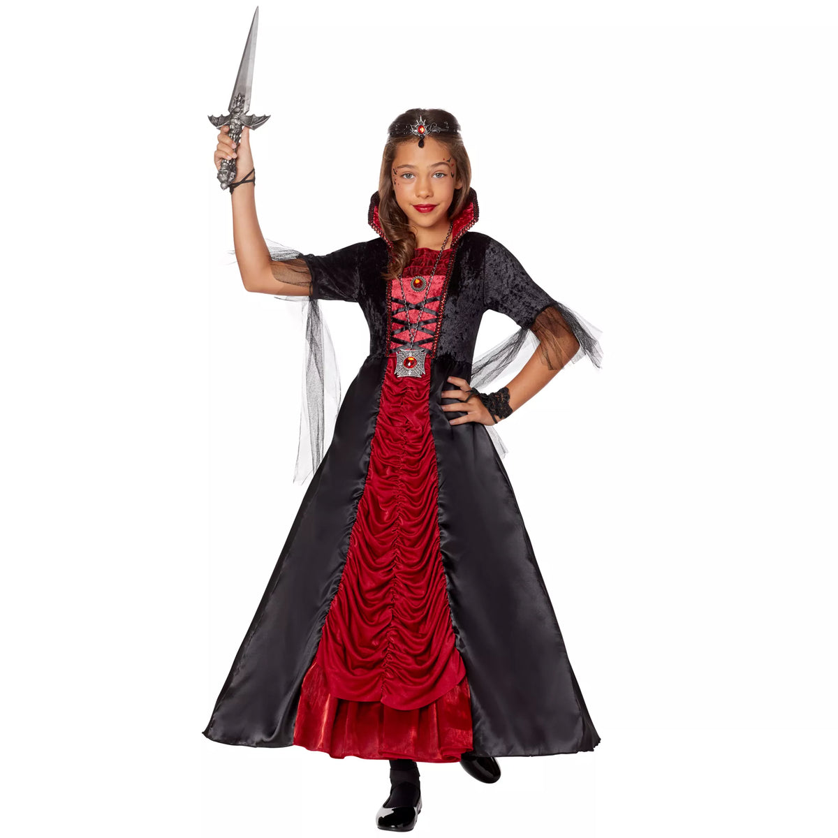 Kids Royal Vampiress Dress Costume