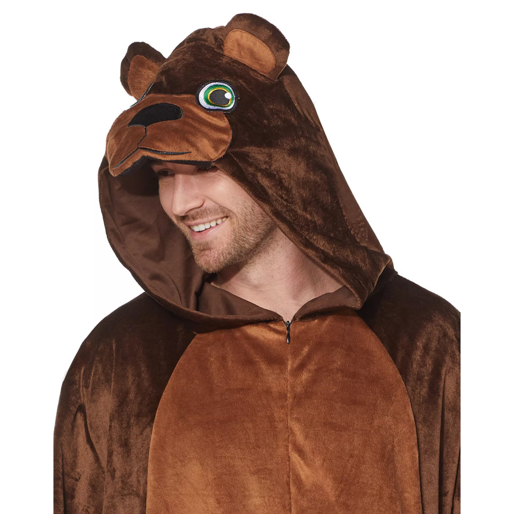 Adult Bear Jumpsuit Costume
