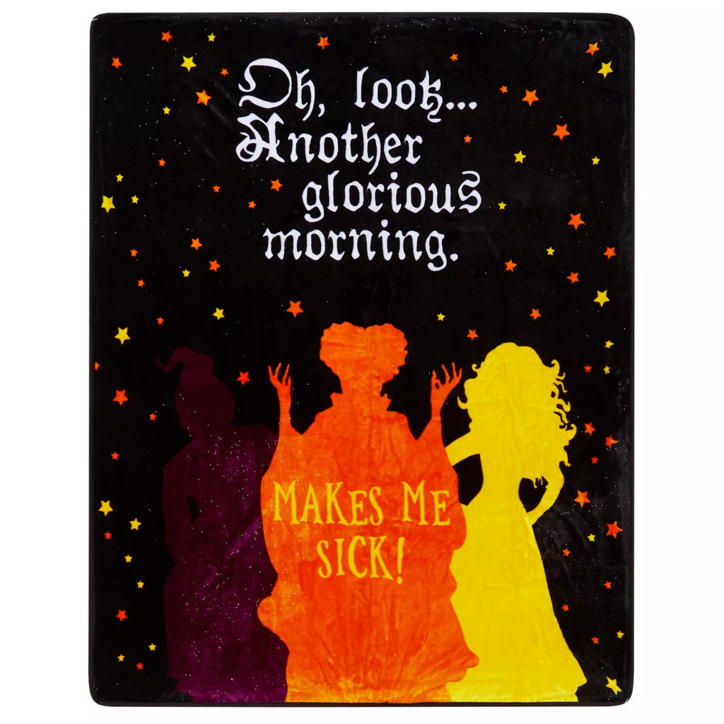 Makes Me Sick Fleece Blanket - Hocus Pocus