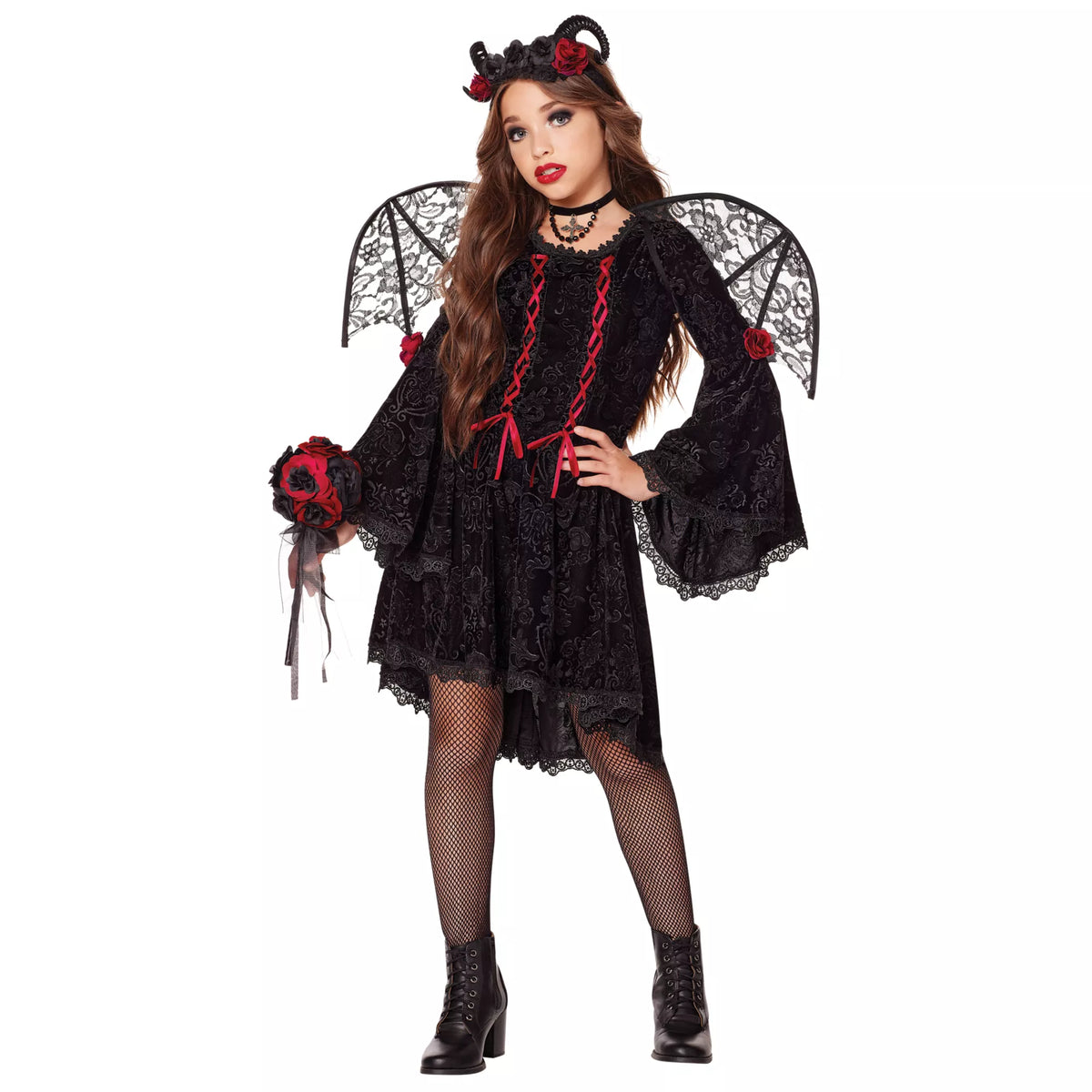 Kids Gothic Devil Costume