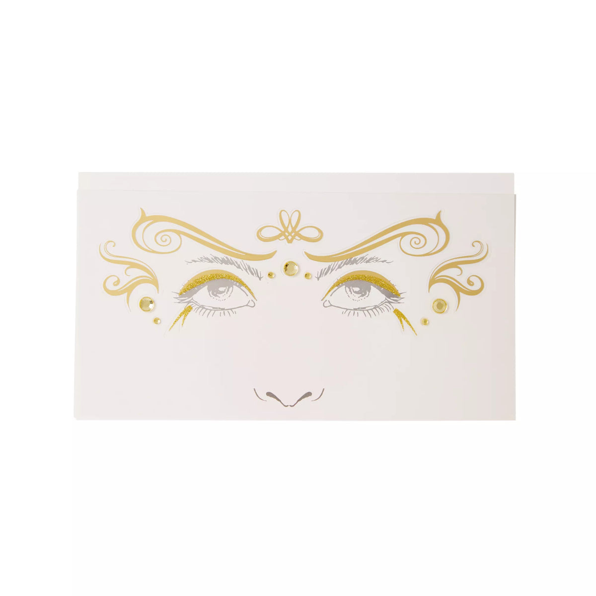 Gold Roman Face Decals