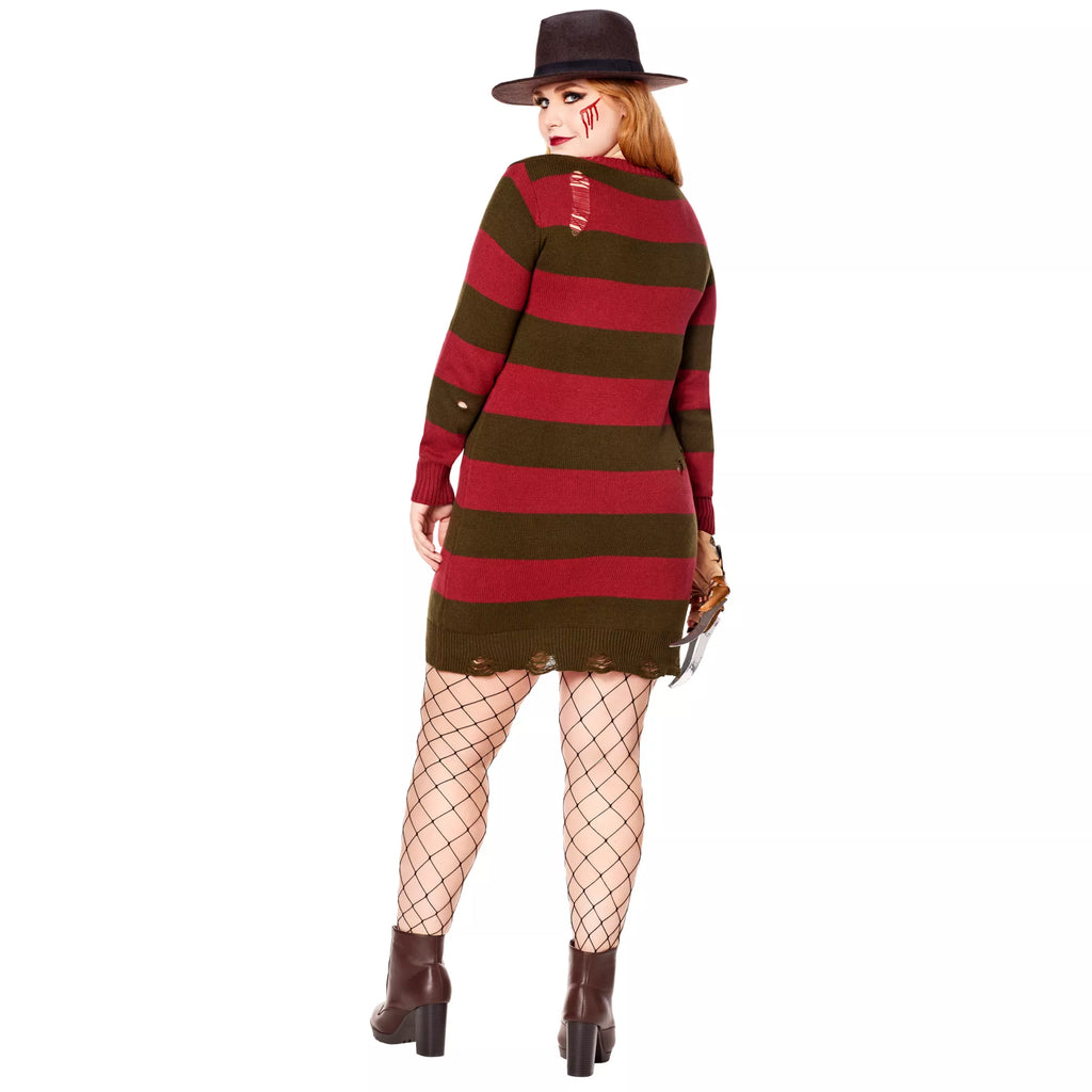 Adult Freddy Krueger Sweater Dress - A Nightmare on Elm Street
