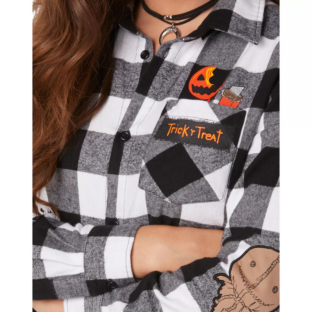 Adult Flannel Shirt - Trick 'r Treat