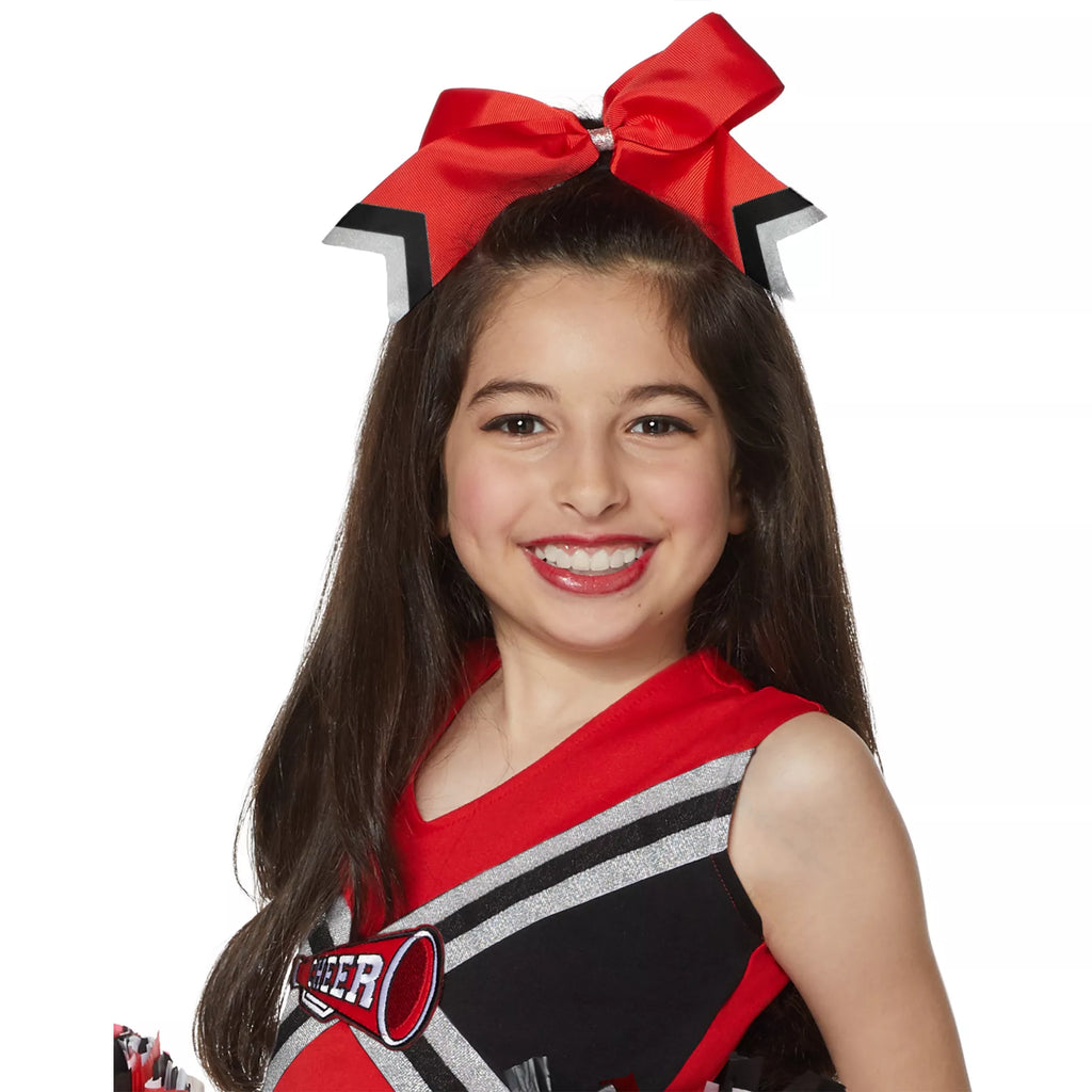 Kids Red and Black Cheerleader Costume