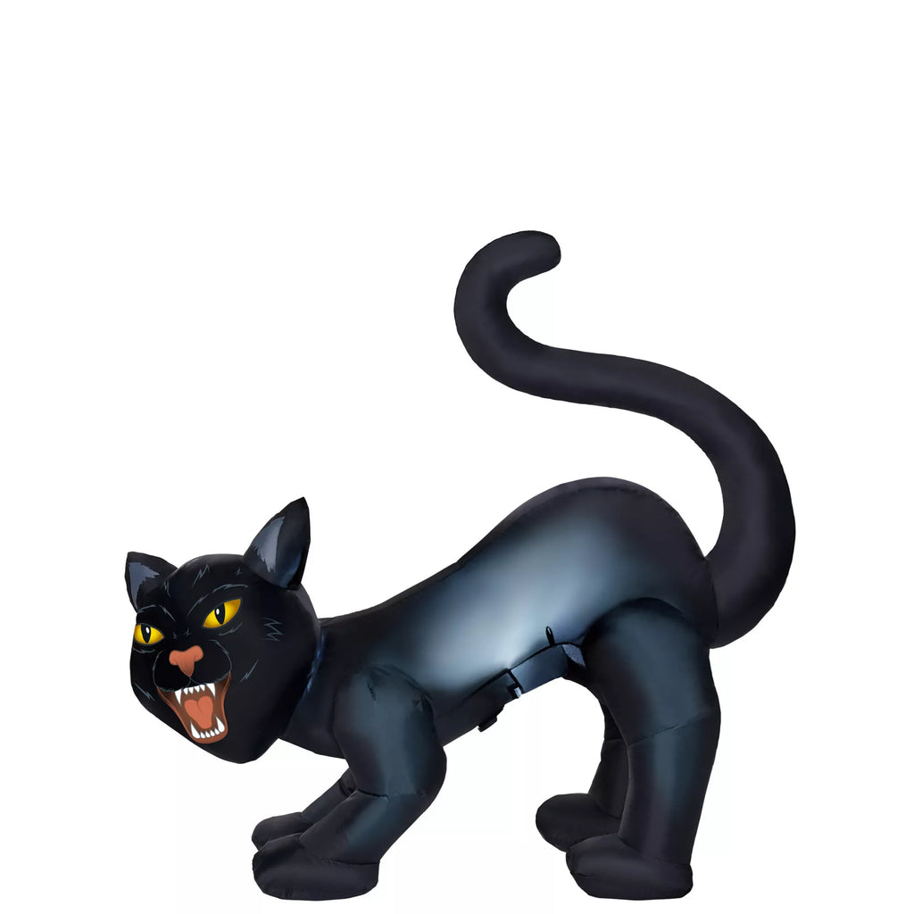 4 Ft Light-Up Scary Cat Inflatable - Decorations