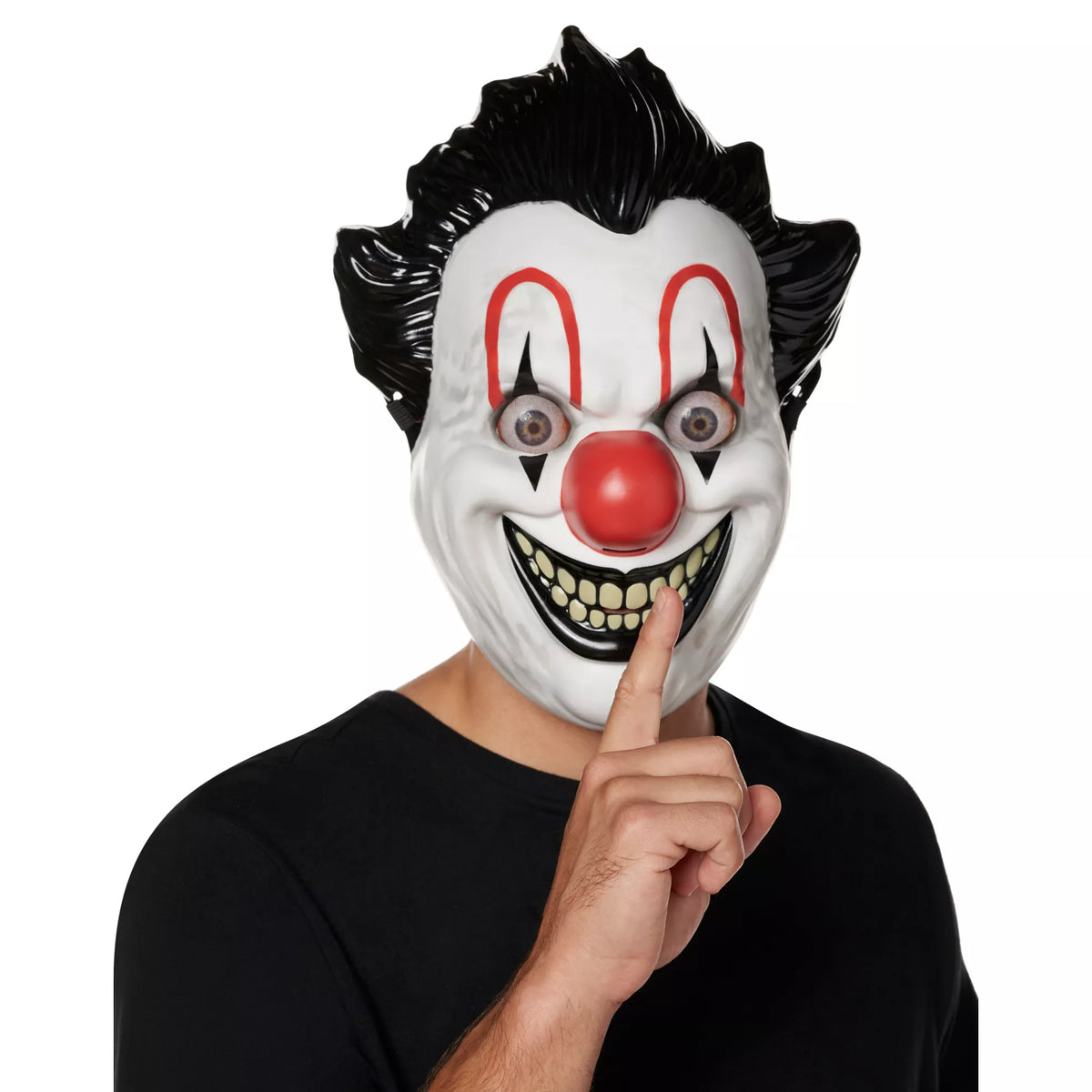 Wild Eyes Clown Half Mask