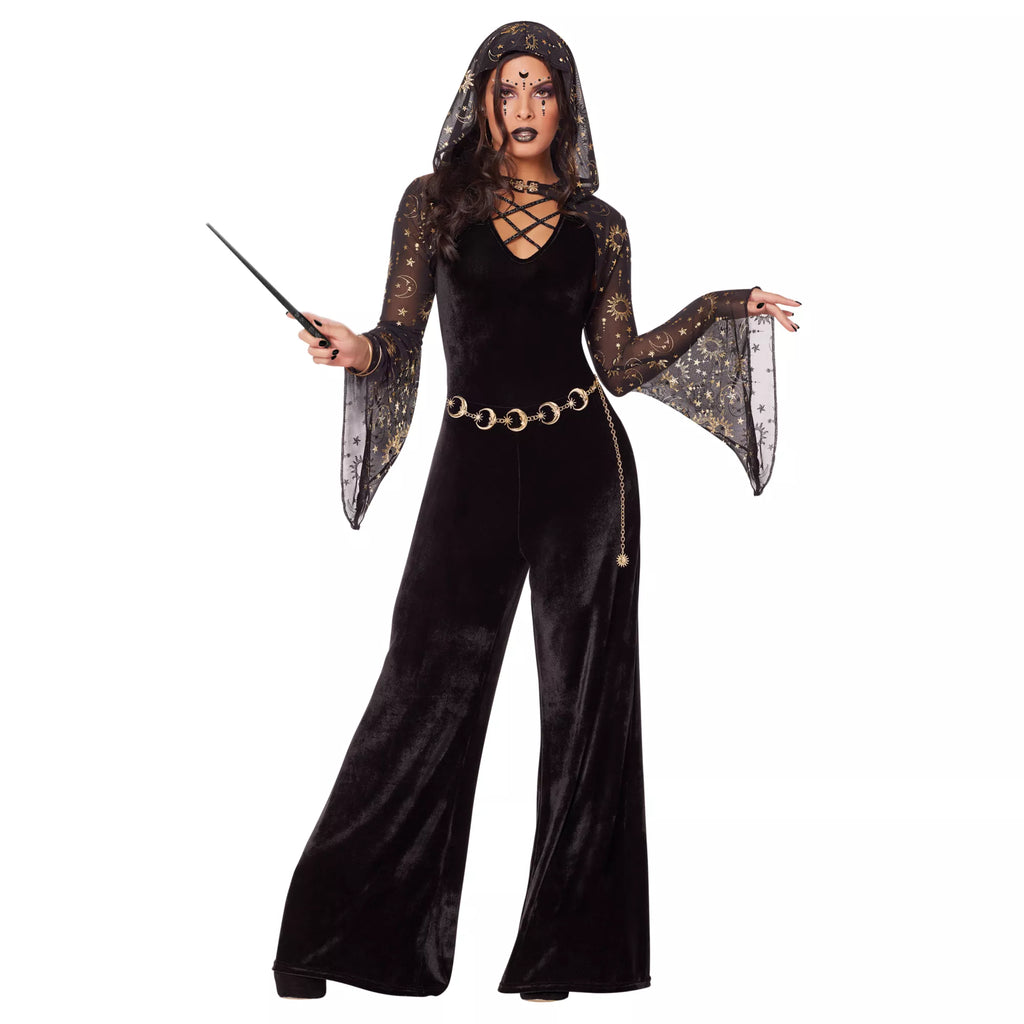 Adult Spellbinding Witch Jumpsuit Costume