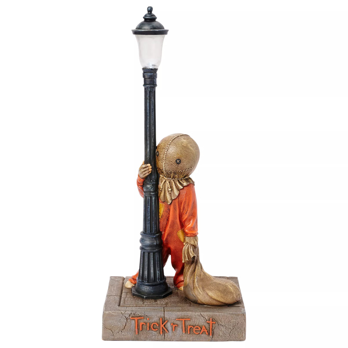 Light-Up Lamp Post Sam Statue - Trick 'r Treat