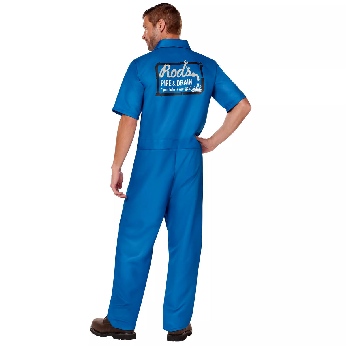 Adult Rod's Pipe and Drain Jumpsuit Costume