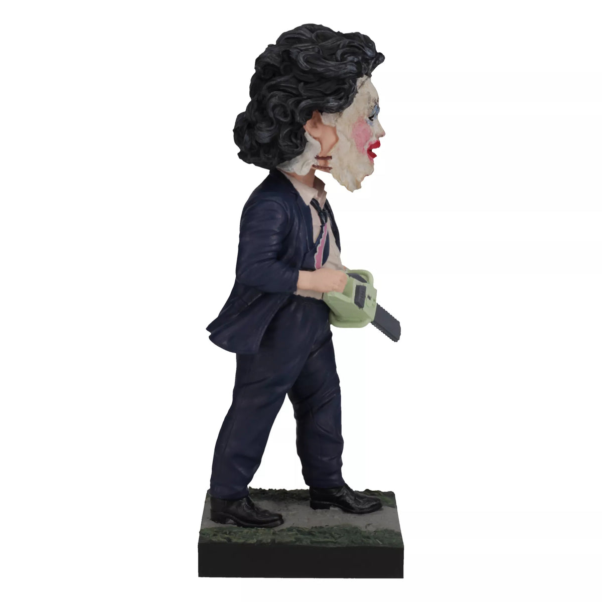 Leatherface Pretty Woman Mask Bobblehead Statue - The Texas Chainsaw Massacre