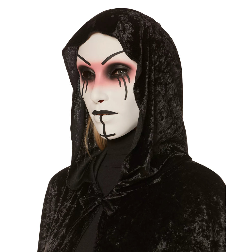 Unholy Possessed Nun Half Mask