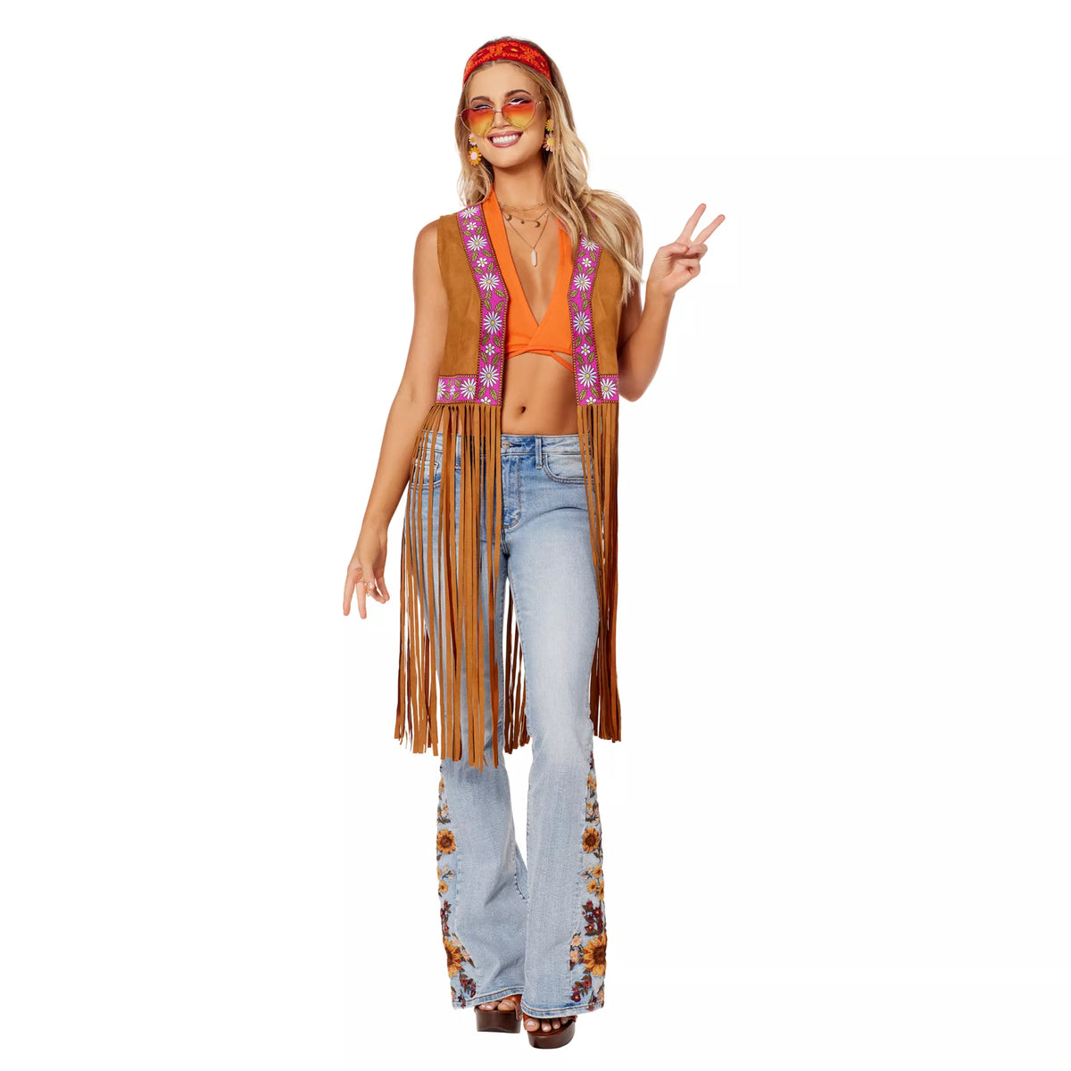 Peace N Love Vest