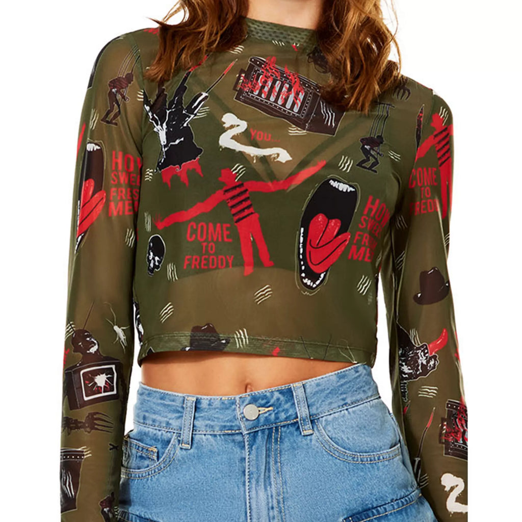 Freddy Krueger Mesh Top - A Nightmare on Elm Street