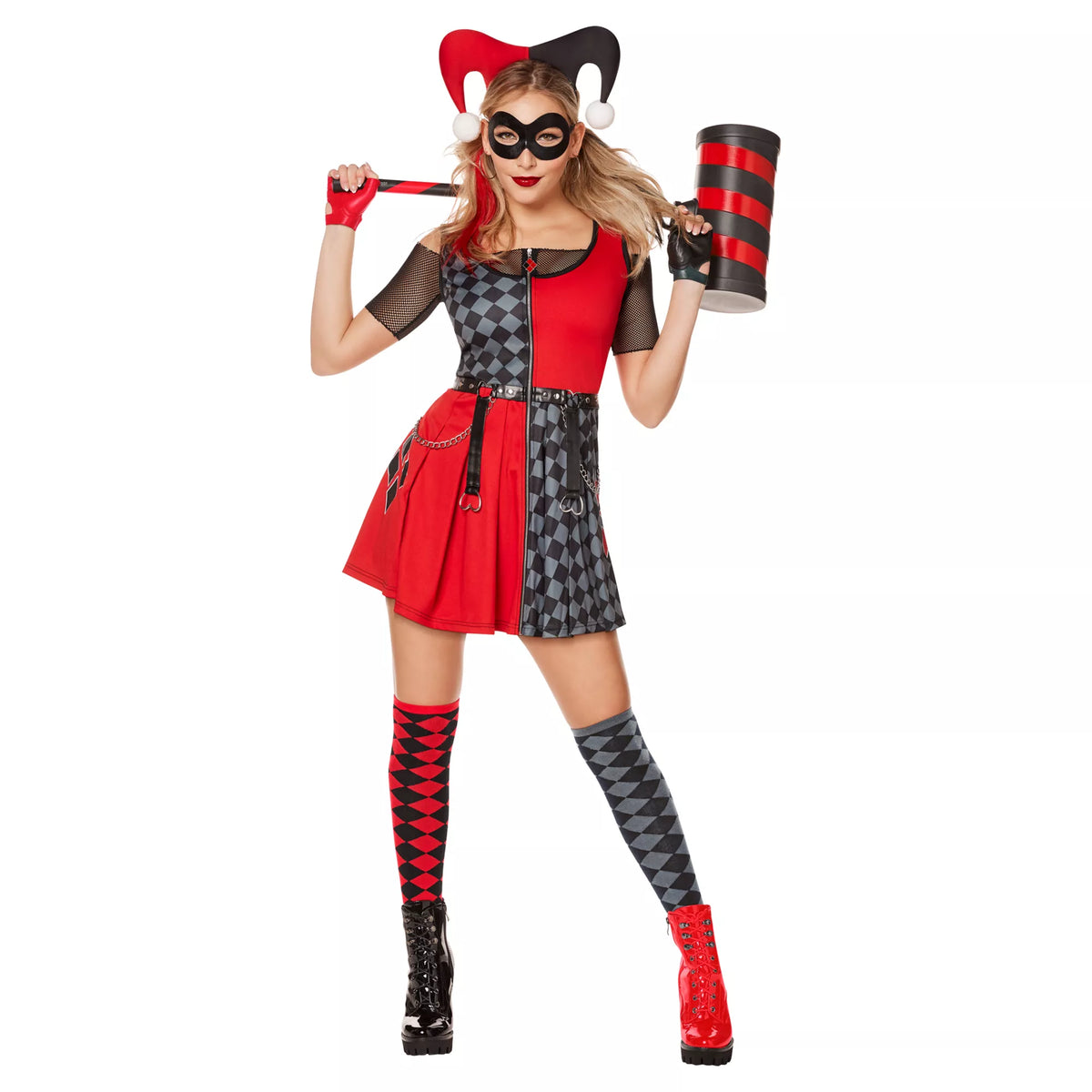 Adult Harley Quinn Dress Costume - DC Villains