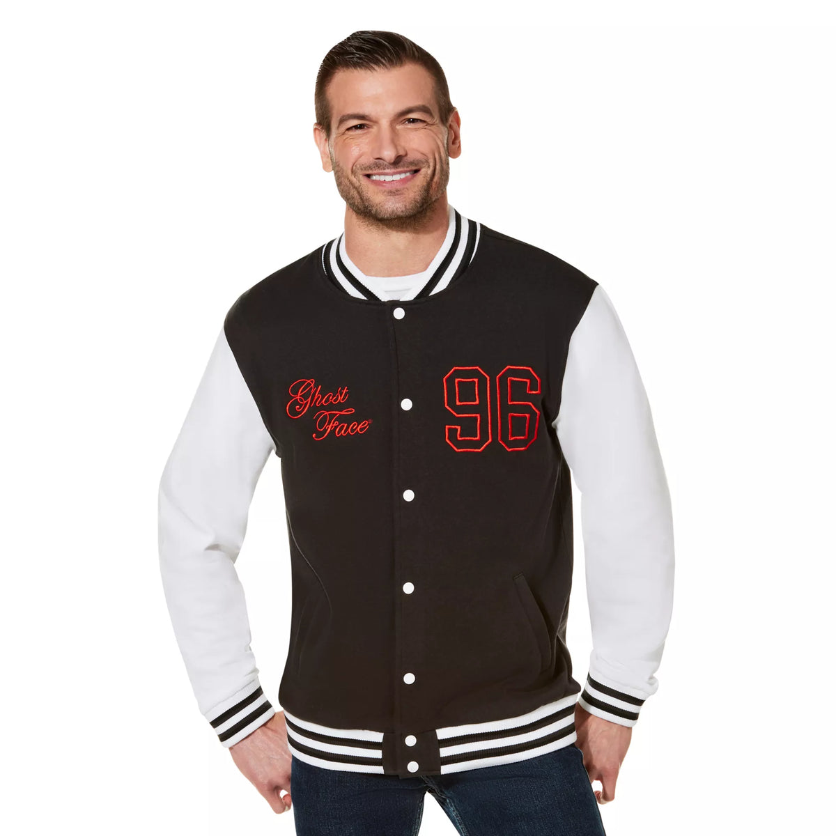 Adult Ghost Face Varsity Jacket