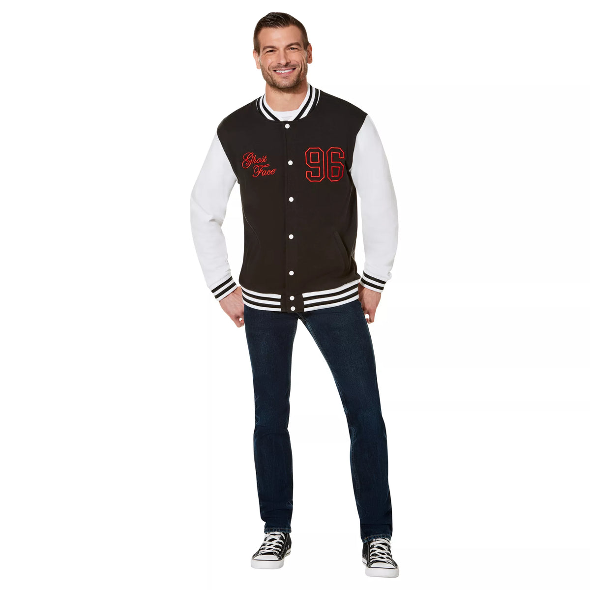 Adult Ghost Face Varsity Jacket