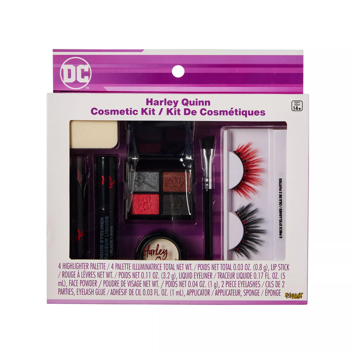 Harley Quinn Makeup Kit - DC Villains