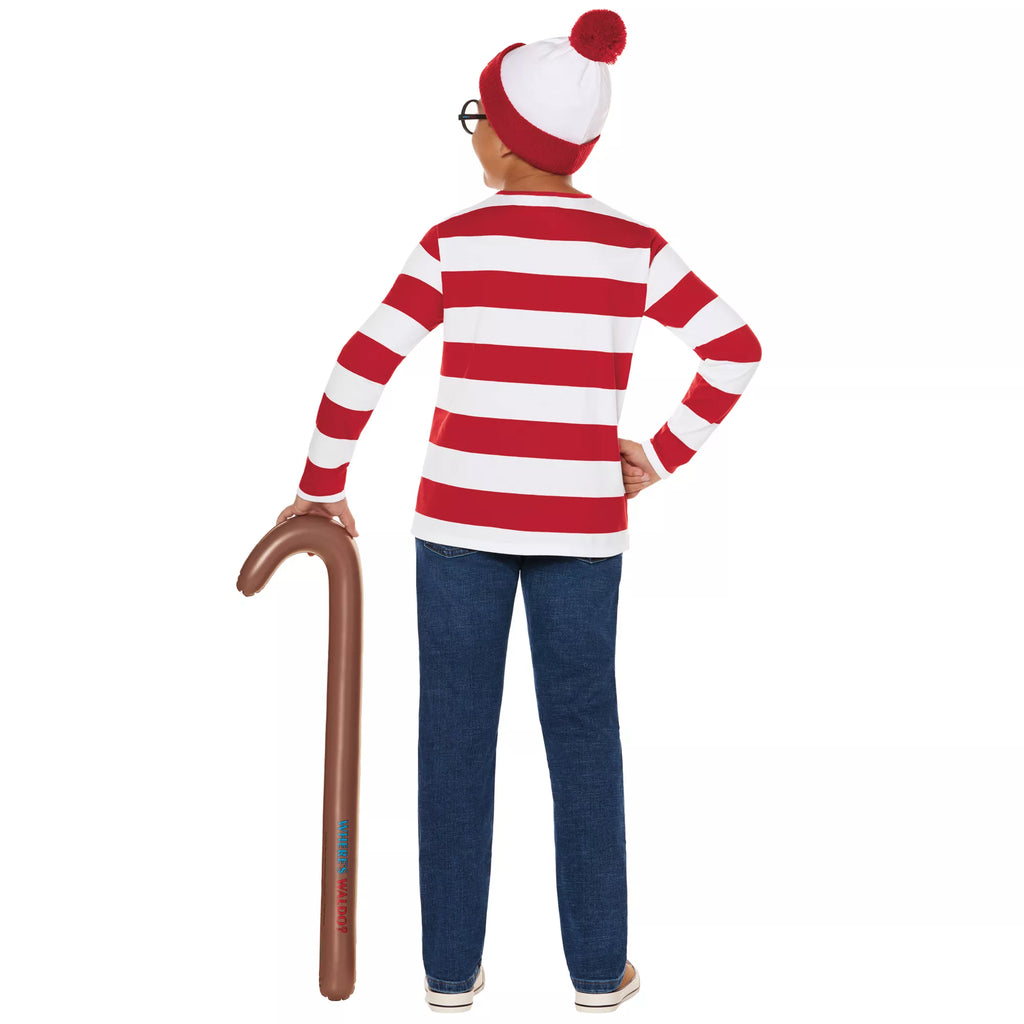 Kids Where's Waldo Costume Kit