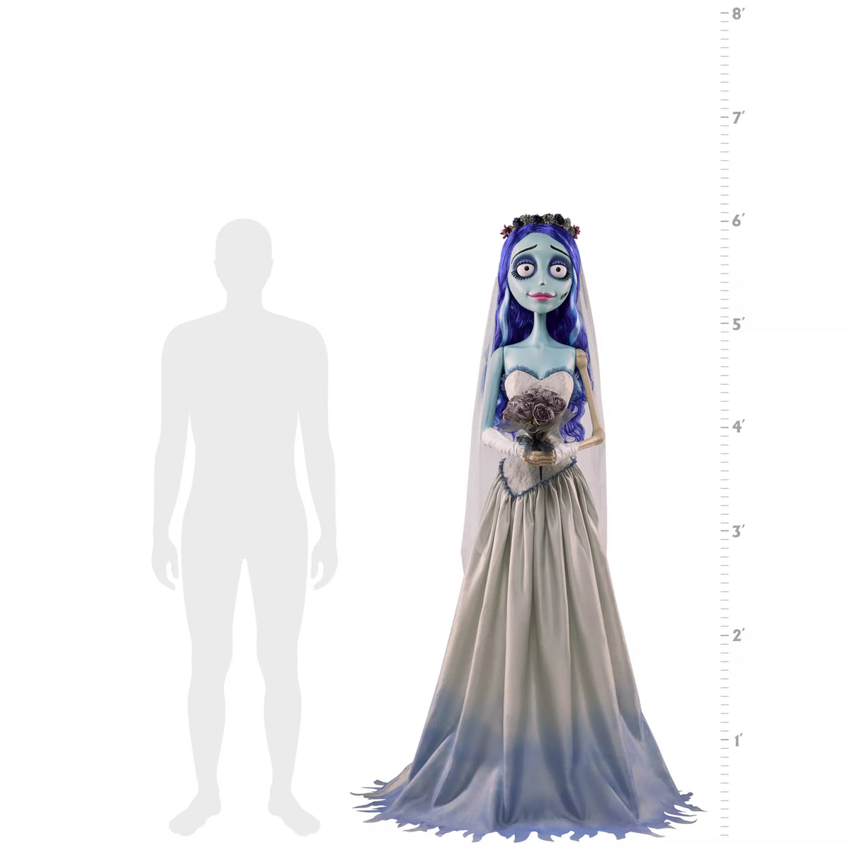 5 Ft 10 In Emily Animatronic - Corpse Bride