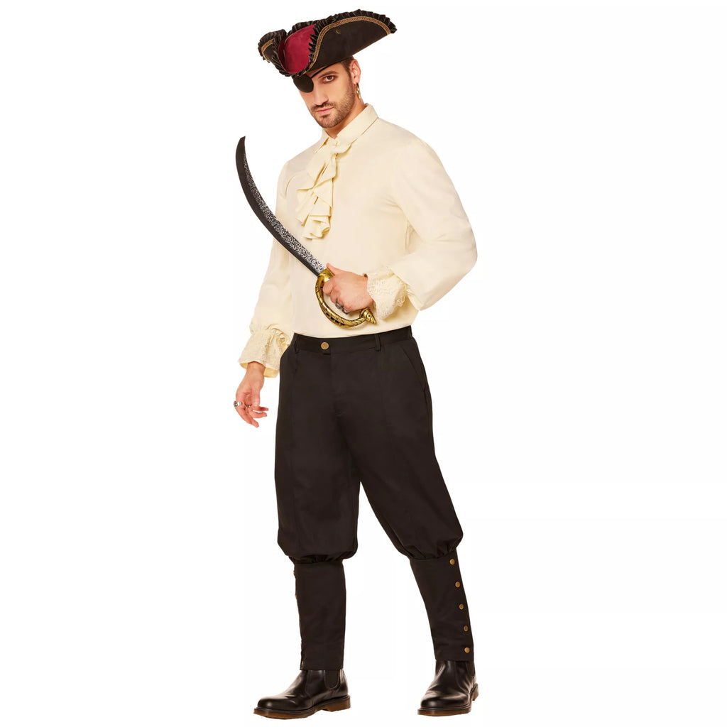 Adult Black Pirate Pants