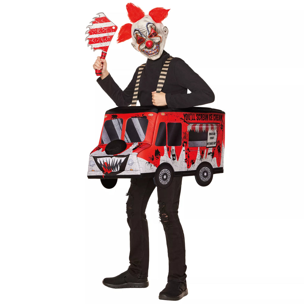 Kids Horror Ice Cream Truck Ride-Along Costume