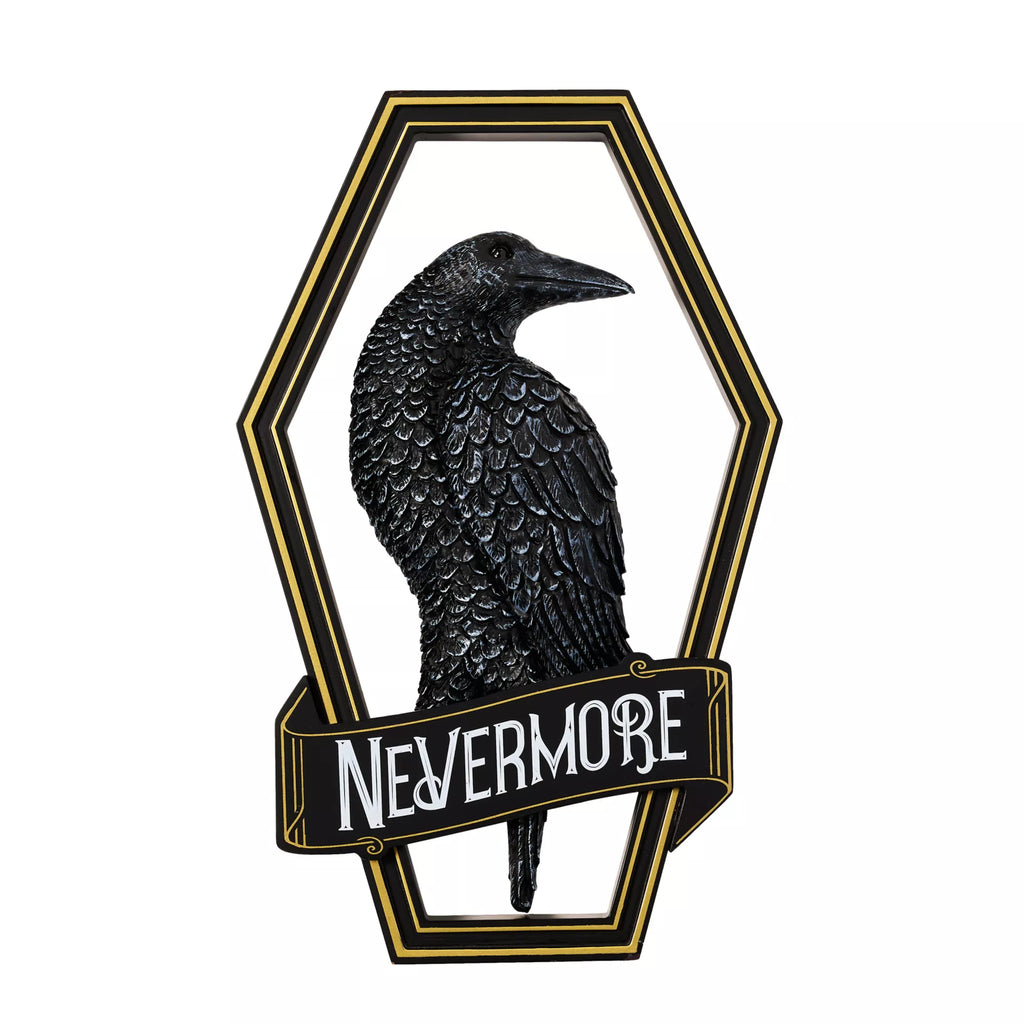 Gothic Noir Nevermore Raven Sign