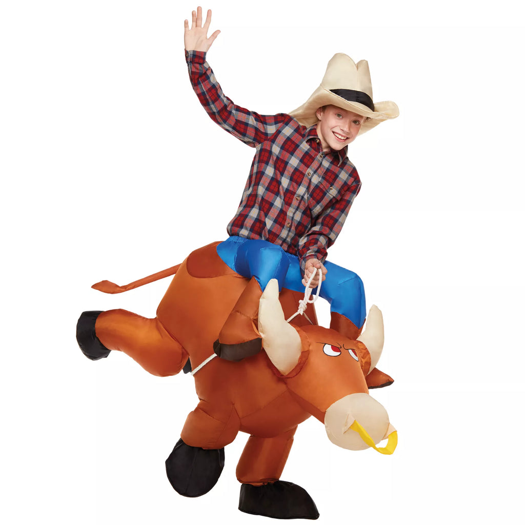 Kids Inflatable Bull Rider Costume