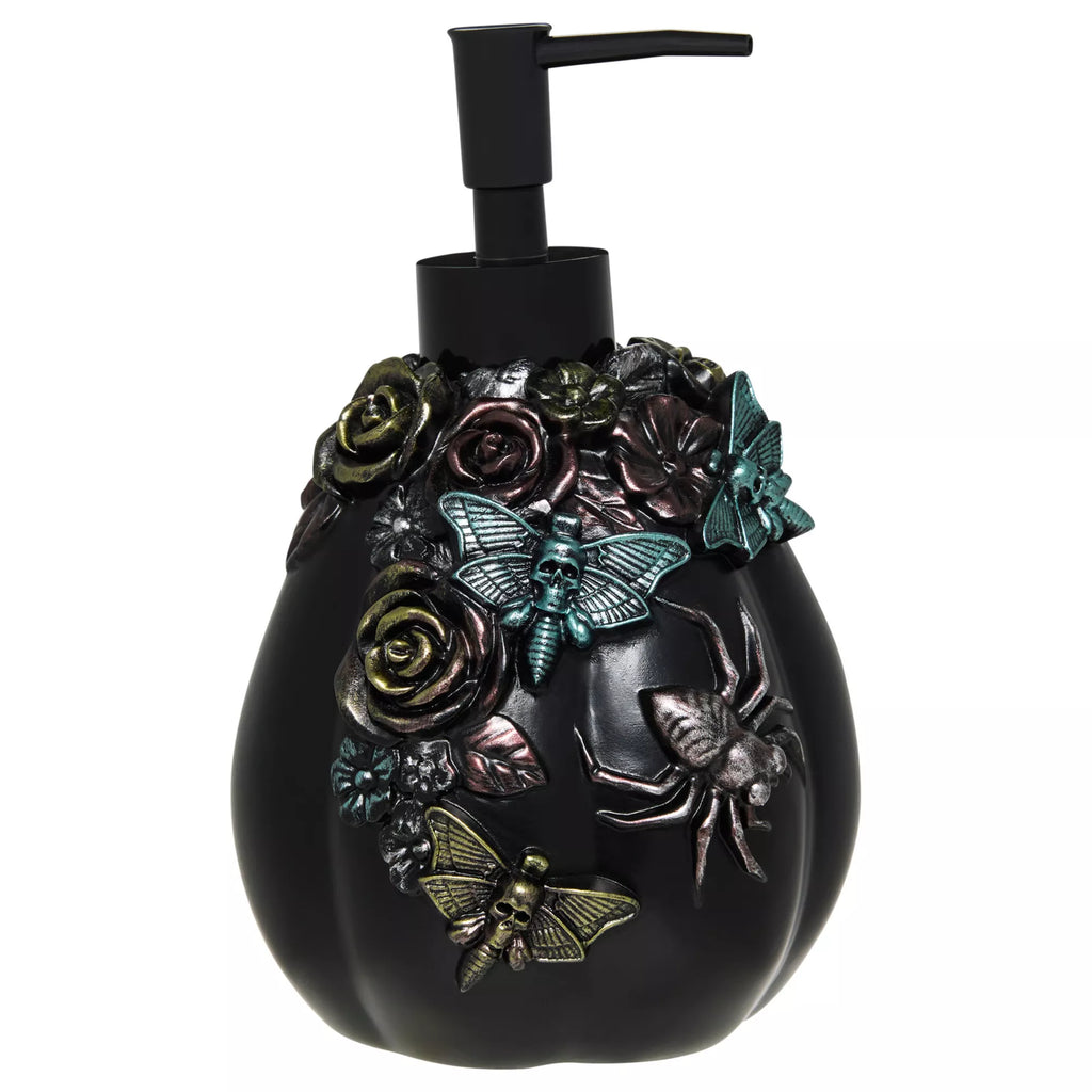 Decorative Black Pumpkin Soap Dispenser