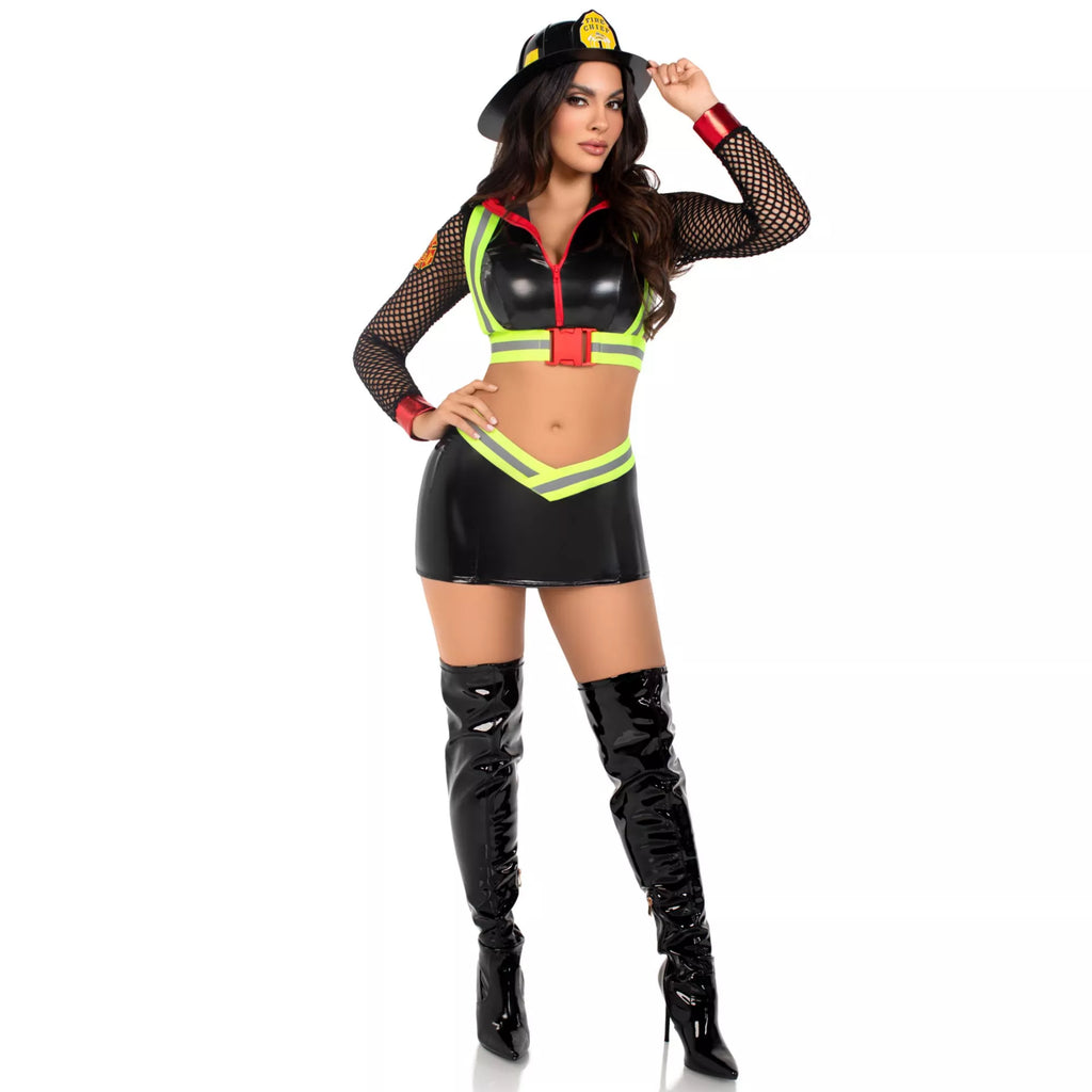 Adult Two-Piece Firefighter Costume