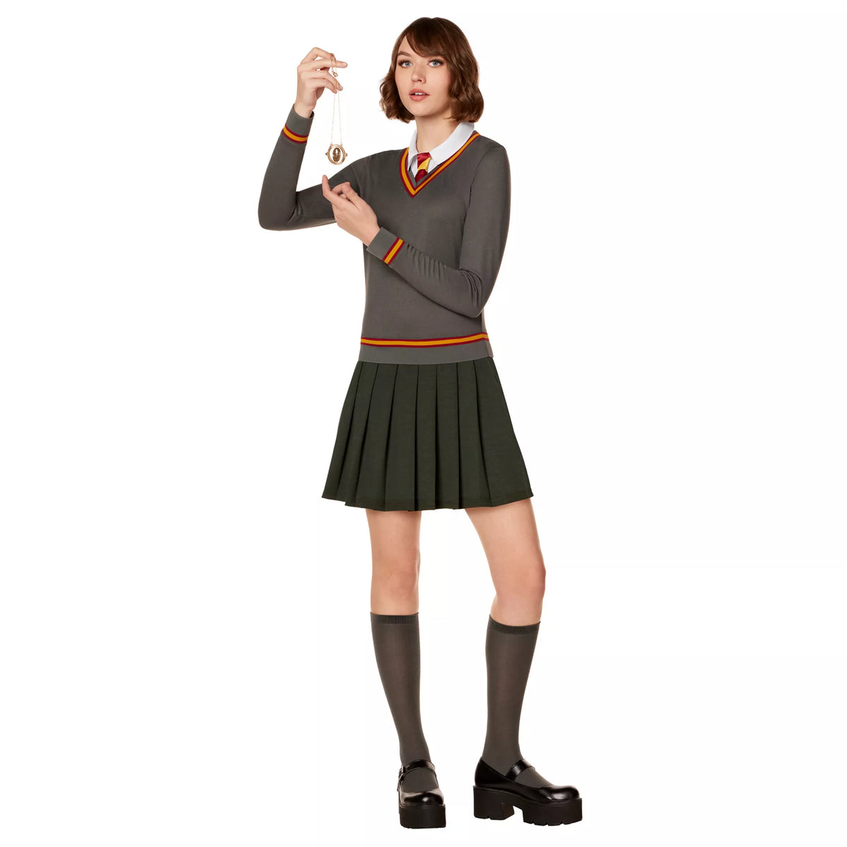 Adult Hermione Granger Uniform Dress Costume - Harry Potter