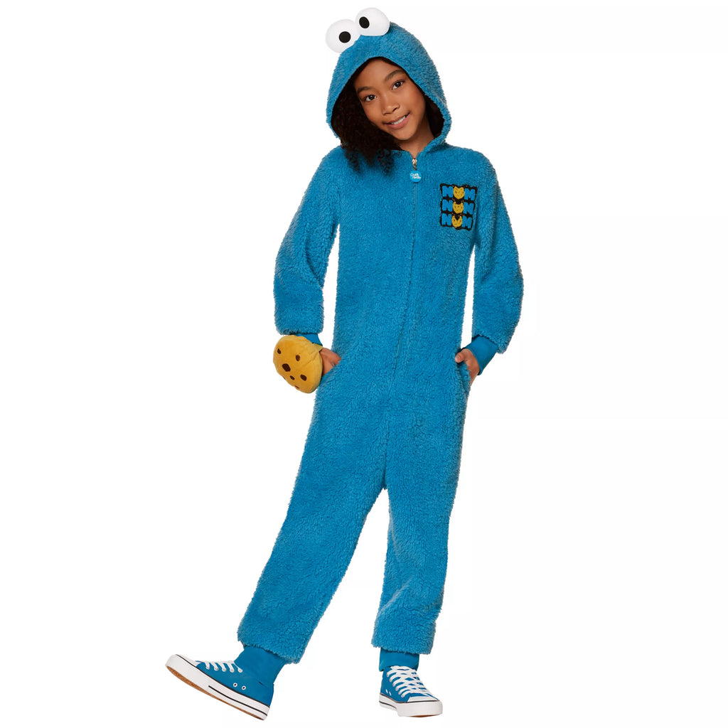Kids Cookie Monster Jumpsuit - Sesame Street