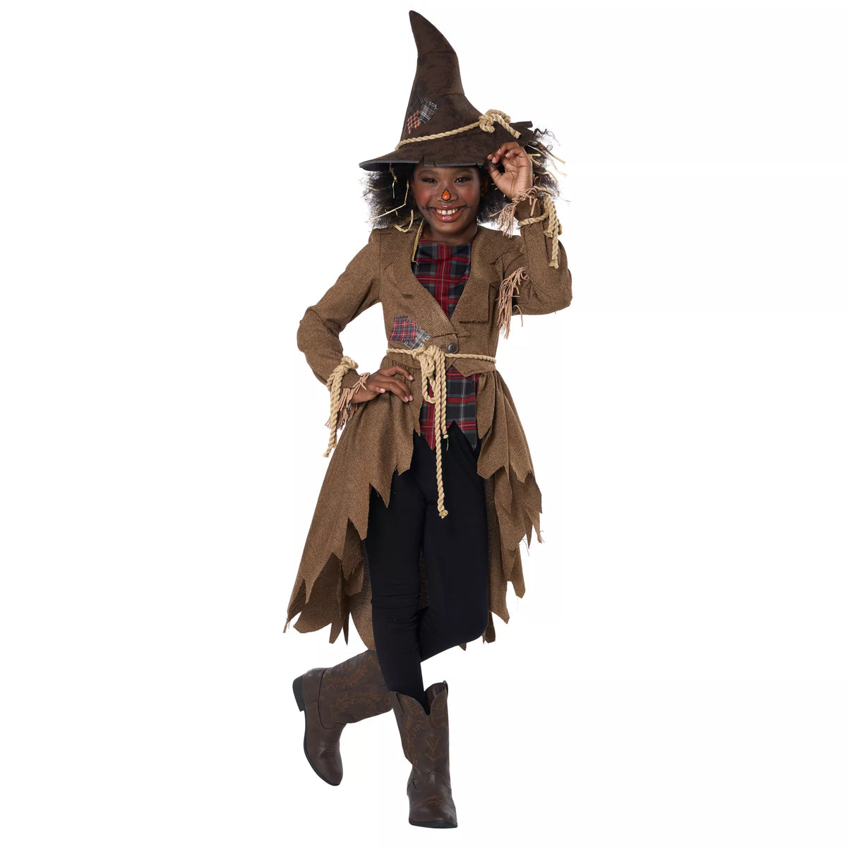 Kids Hay Girl Scarecrow Costume