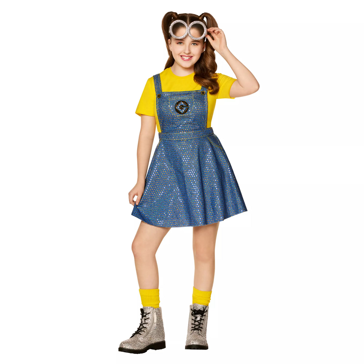 Kids Kevin Minion Bling Dress Costume