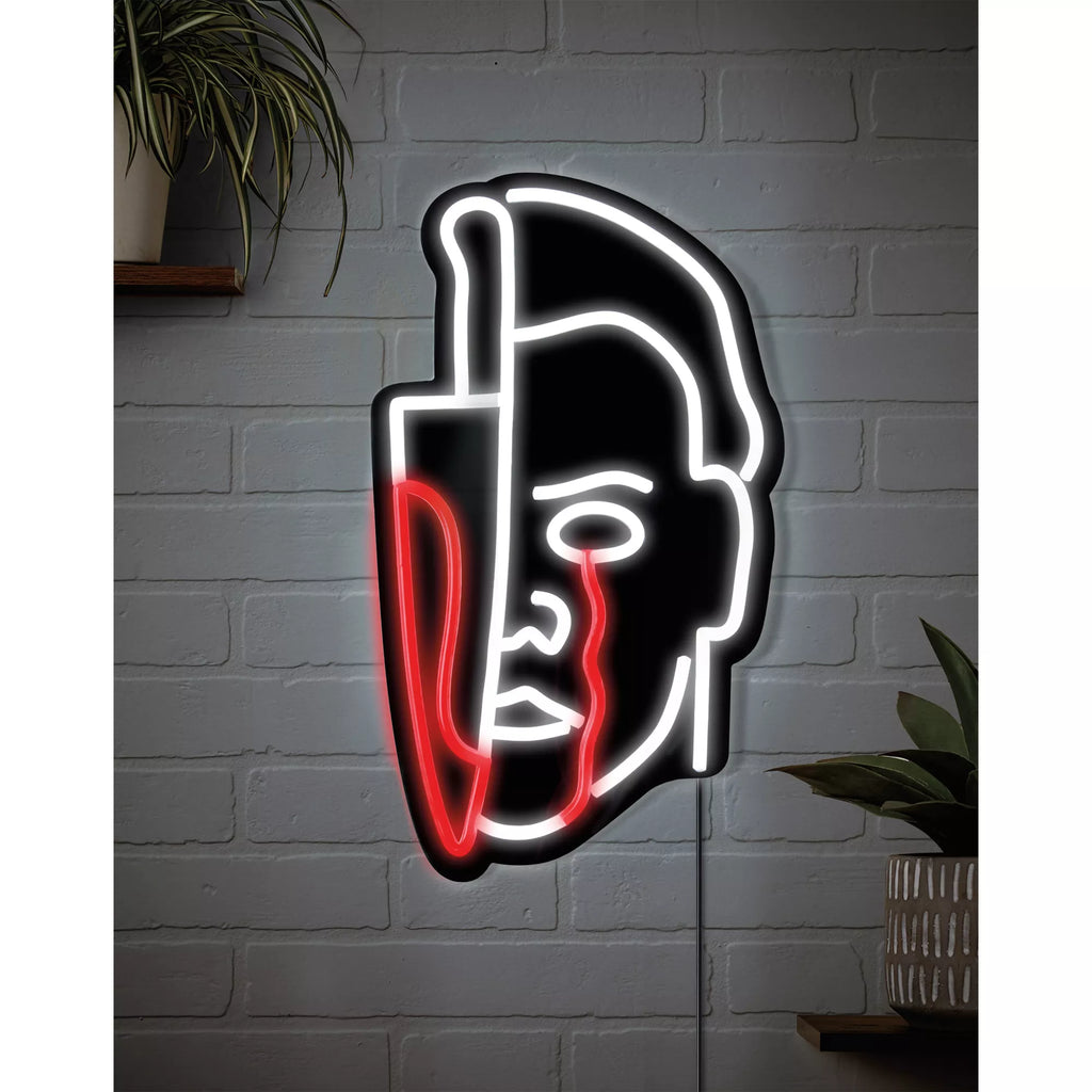 Michael Myers Neon LED Light-Up Sign - Halloween