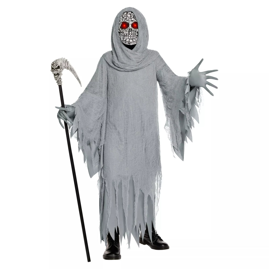 Kids Light-Up Skull Reaper Costume