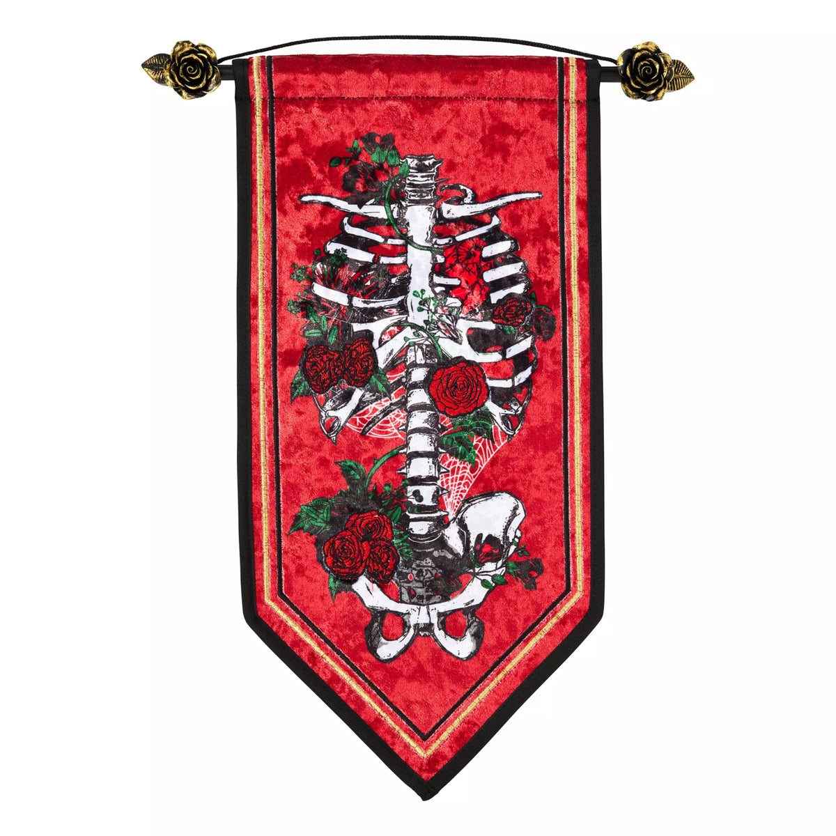 Rose Ribcage Banner