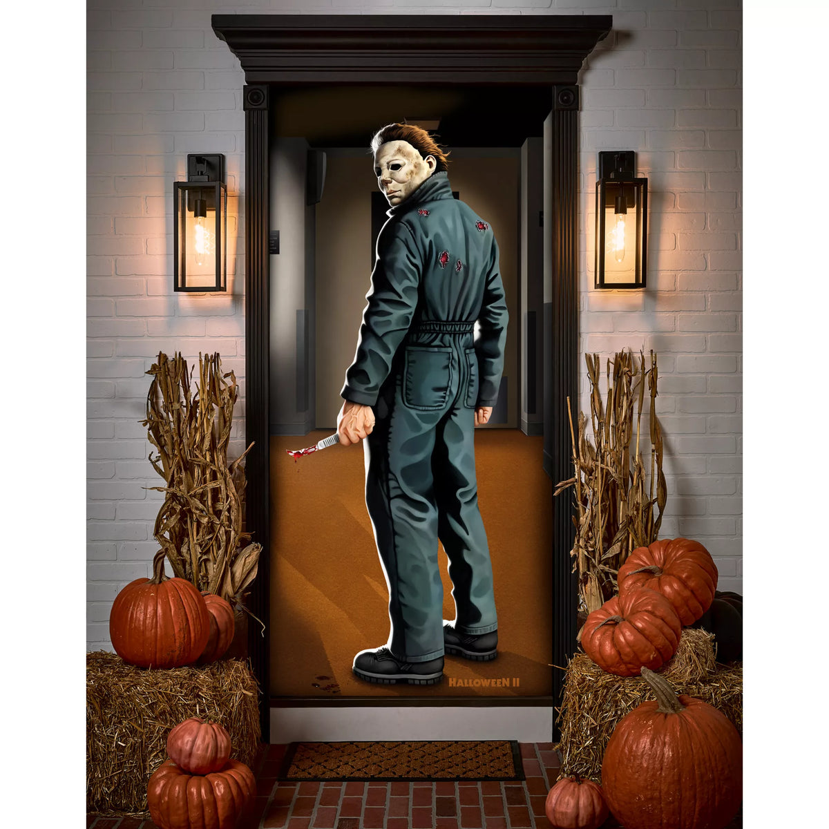 Michael Myers Door Cover - Halloween II
