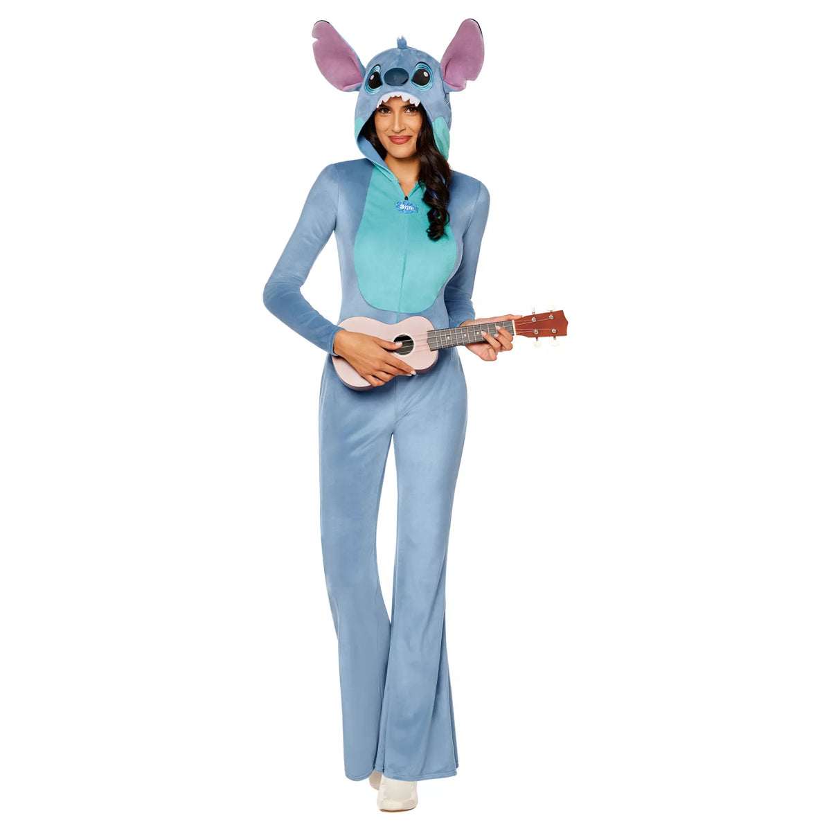 Adult Stitch Flare Jumpsuit - Lilo & Stitch