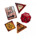Hazard Yard Signs - 5 Pack