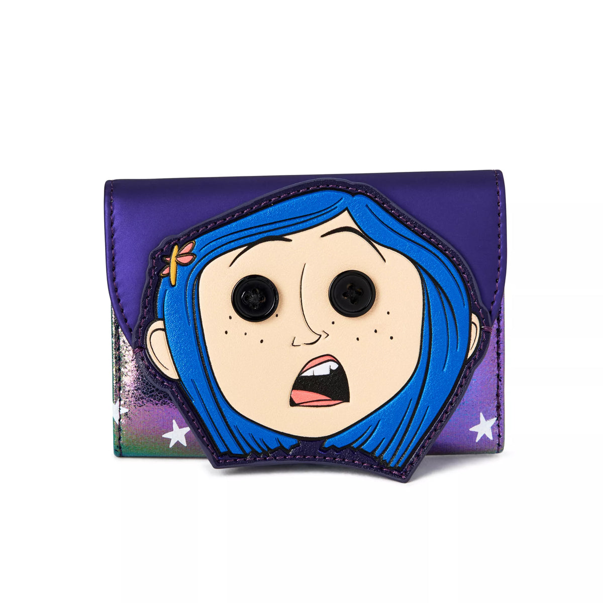 Glow in the Dark Coraline Big Face Wallet