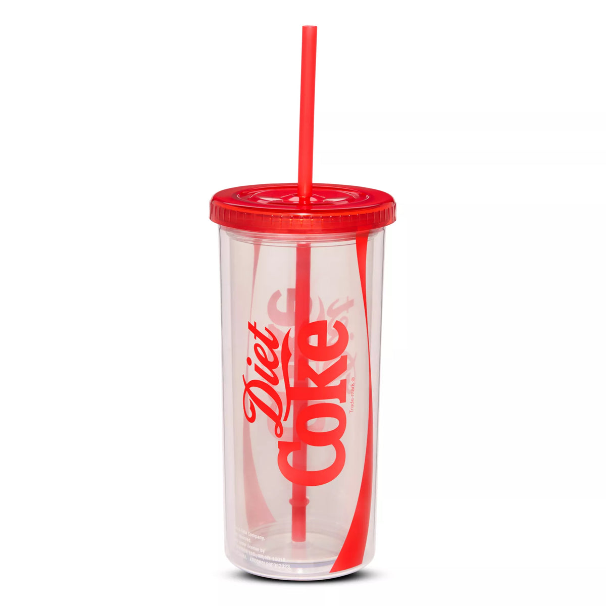 Diet Coke Cup with Straw - 20 oz.