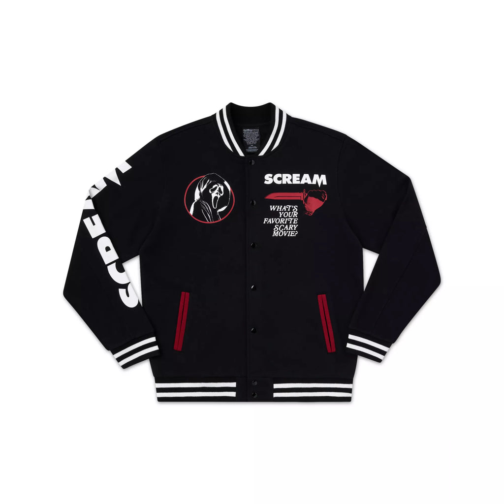 Ghost Face x Scream Varsity Jacket
