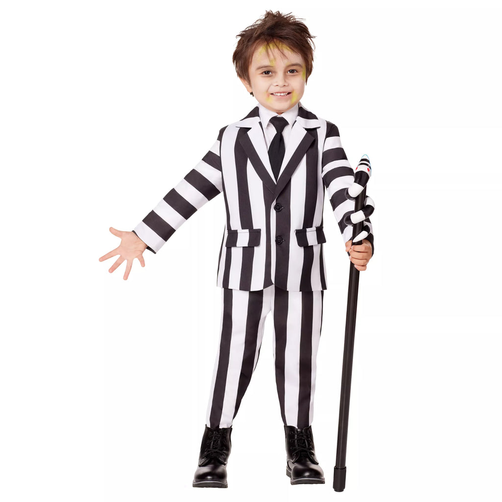 Toddler Beetlejuice Striped Suit