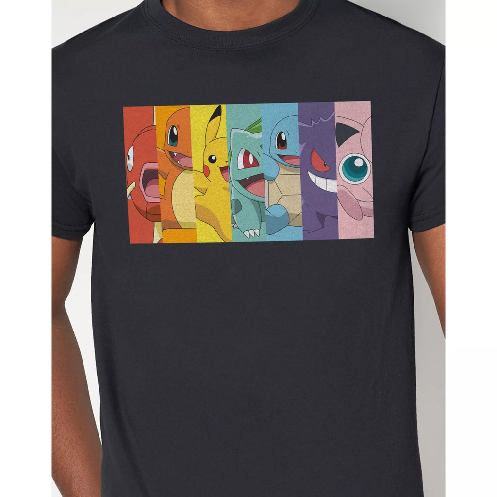 Rainbow Characters T Shirt - Pokémon