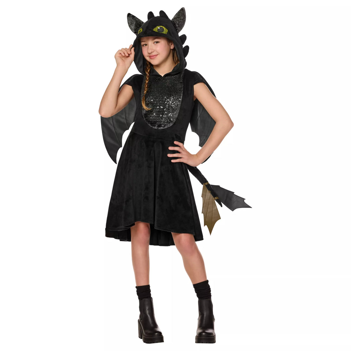 Kids Toothless Dress Costume - How to Train Your Dragon Live Action