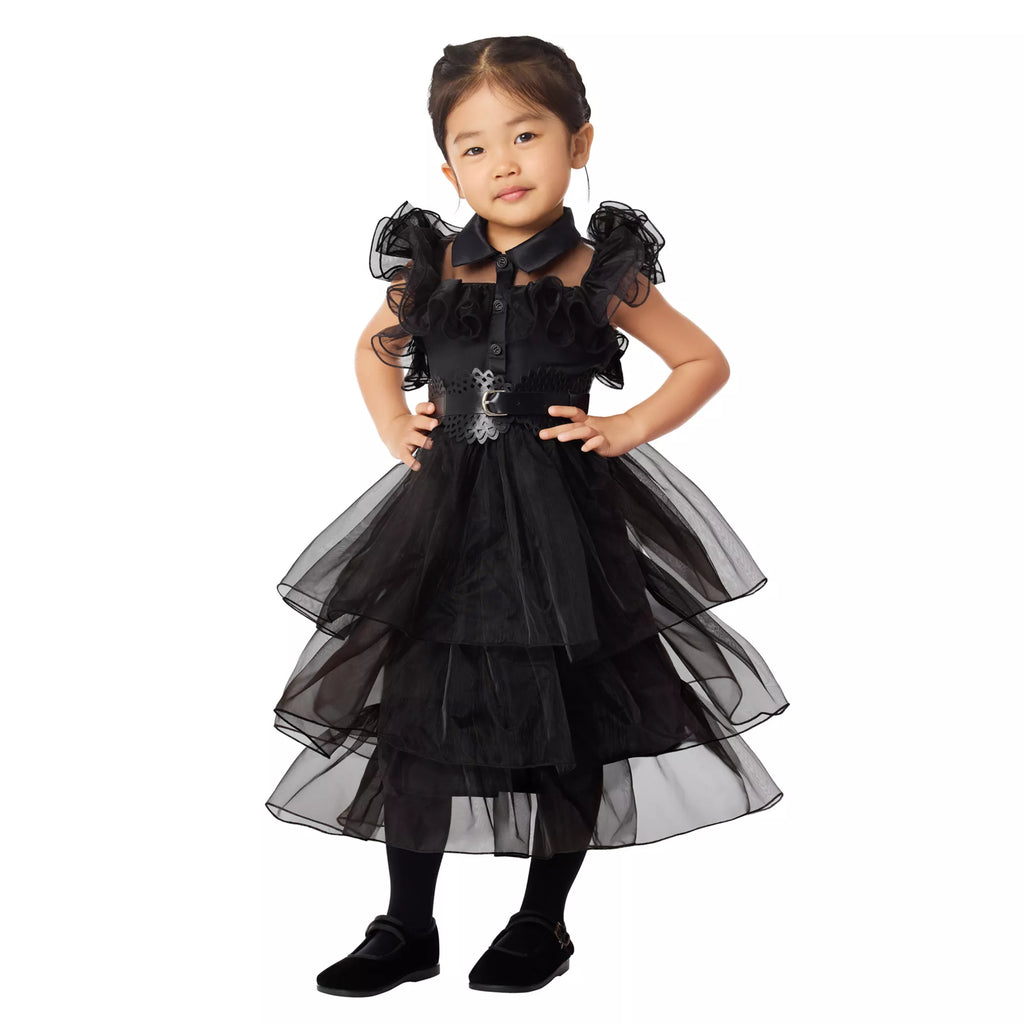 Toddler Rave 'N Dance Wednesday Addams Dress Costume - Wednesday